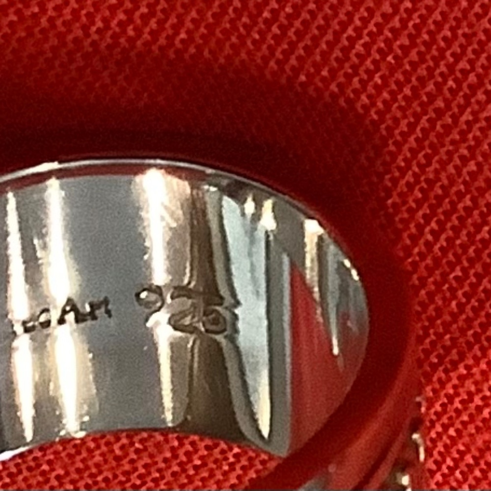 925 Sterling Silver Spinner Ring - image 7